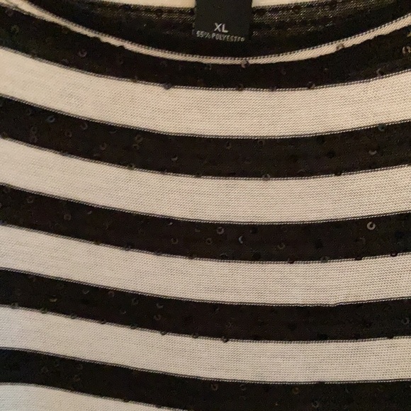 Inc short sleeve sequin tee - Picture 4 of 6